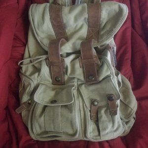Backpack by J. L. Powell Canvas & Leather
